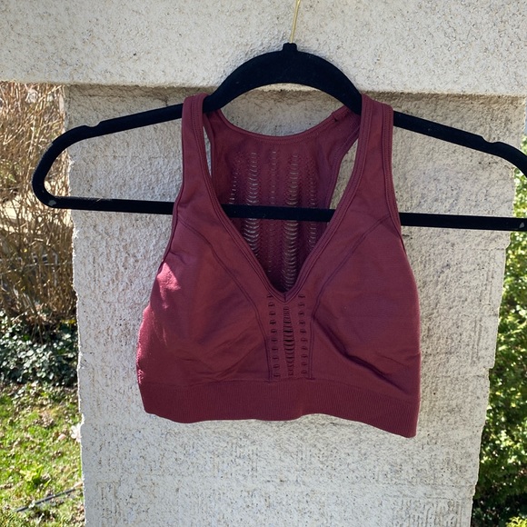 Tefron Burgundy Sports Bra Size Extra Small NWOT - Picture 1 of 5